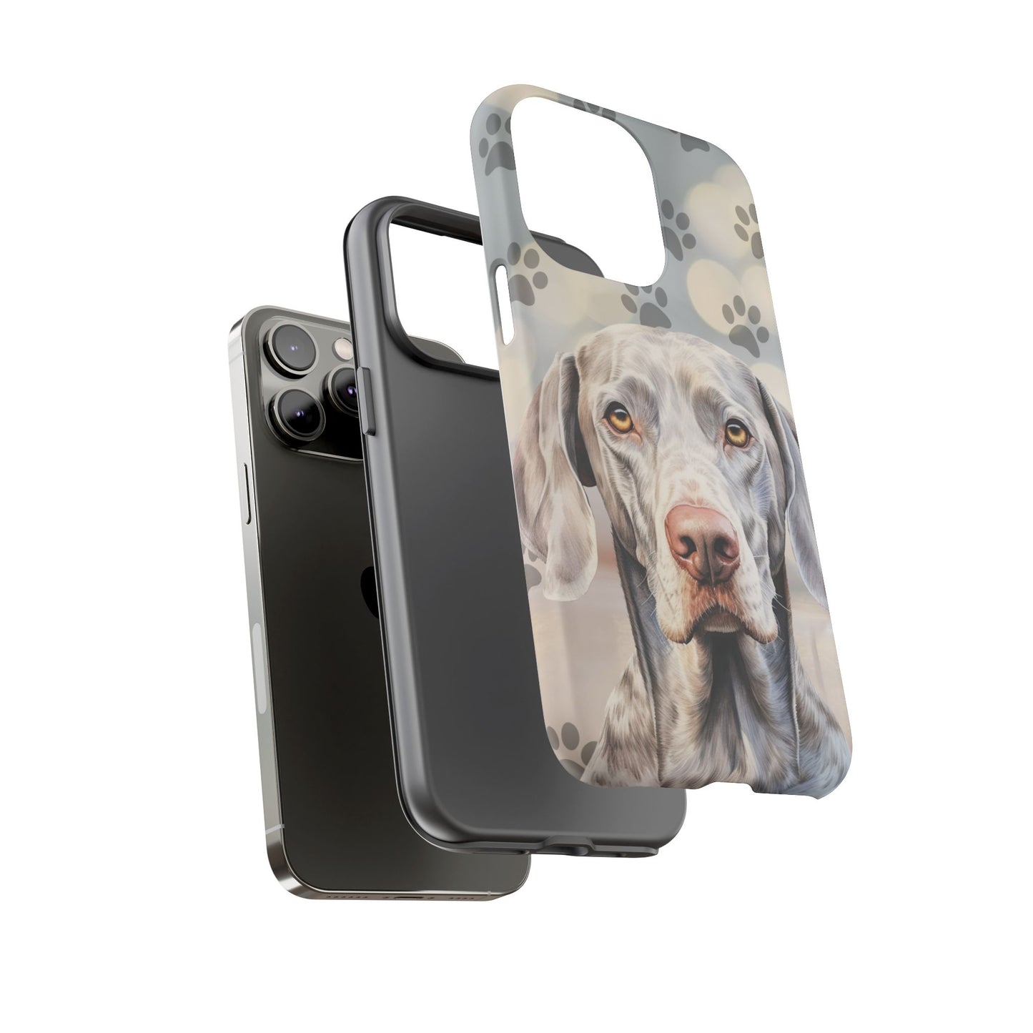 Weimaraner Phone Case by Tough Cases (Apple iPhone, Samsung Galaxy, and Google Pixel)