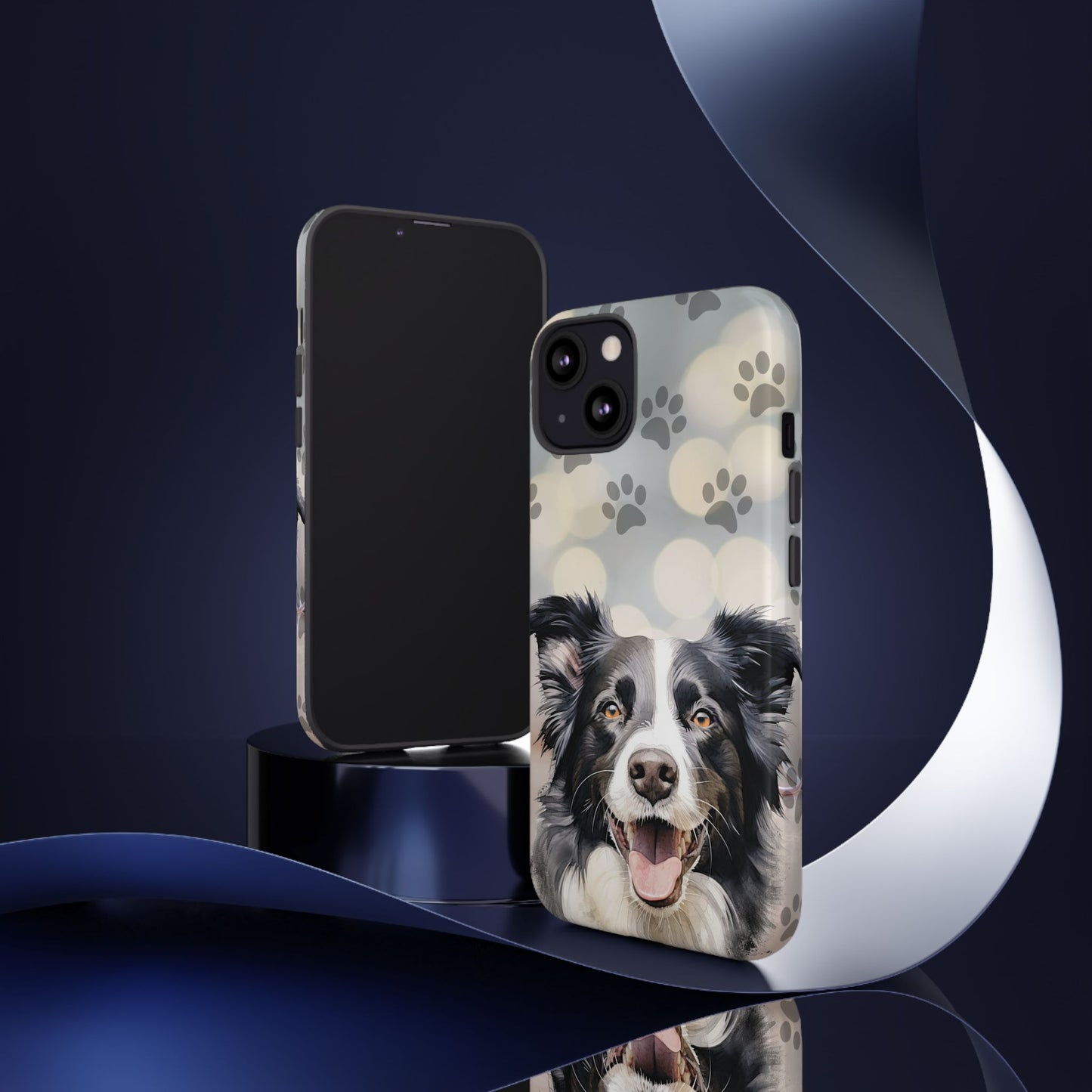 Border Collie Phone Case by Tough Cases (Apple iPhone, Samsung Galaxy, and Google Pixel)