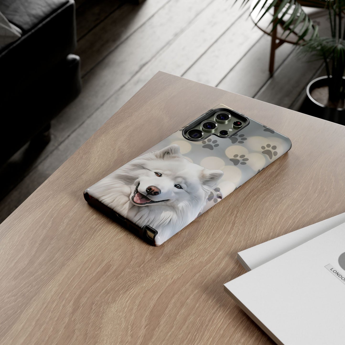 Samoyed Phone Case by Tough Cases (Apple iPhone, Samsung Galaxy, and Google Pixel)