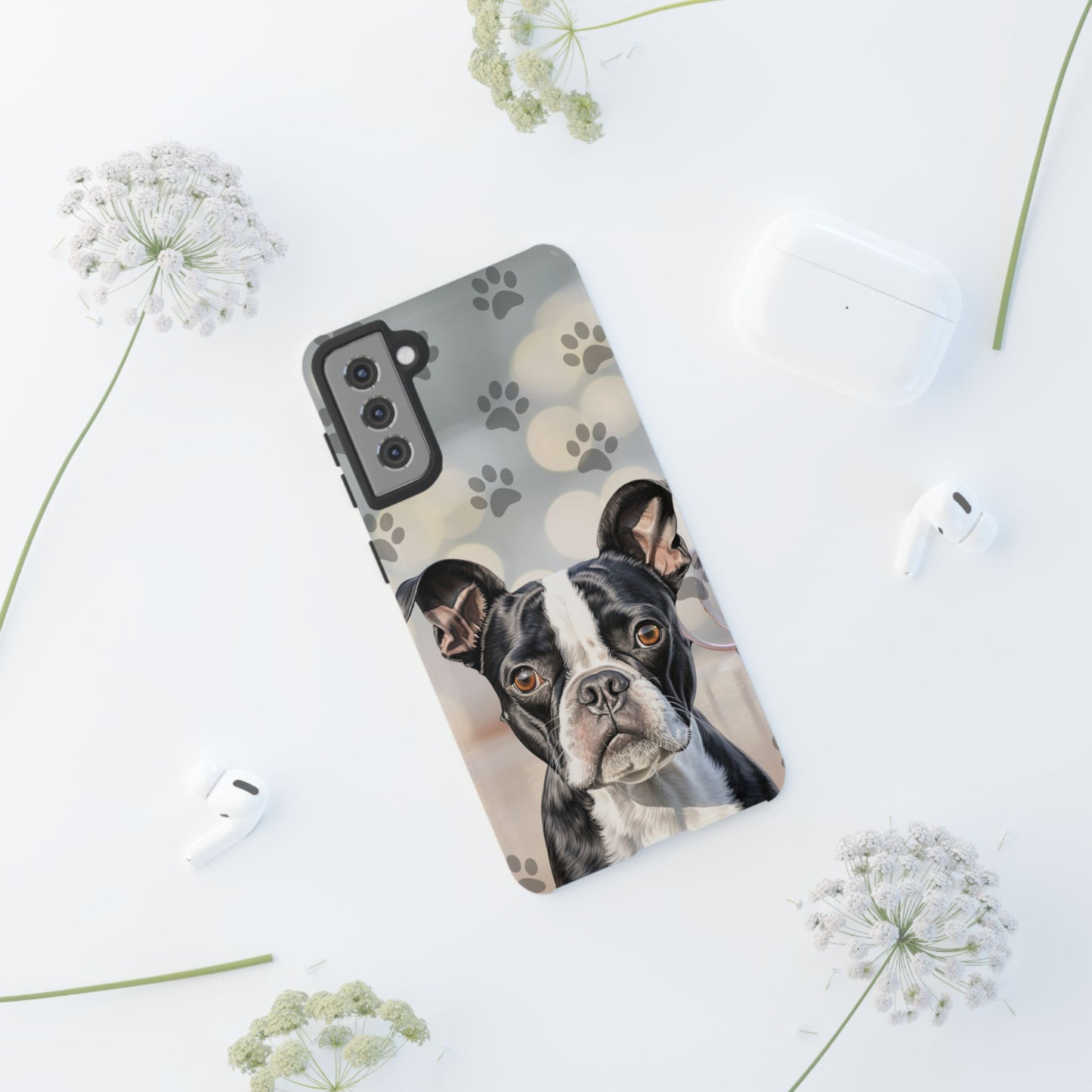 Boston Terrier Phone Case by Tough Cases (Apple iphone, Samsung galaxy, Google Pixel) Boston Terrier
