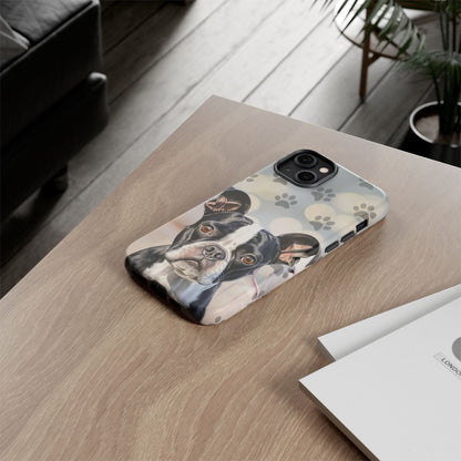 Boston Terrier Phone Case by Tough Cases (Apple iphone, Samsung galaxy, Google Pixel) Boston Terrier
