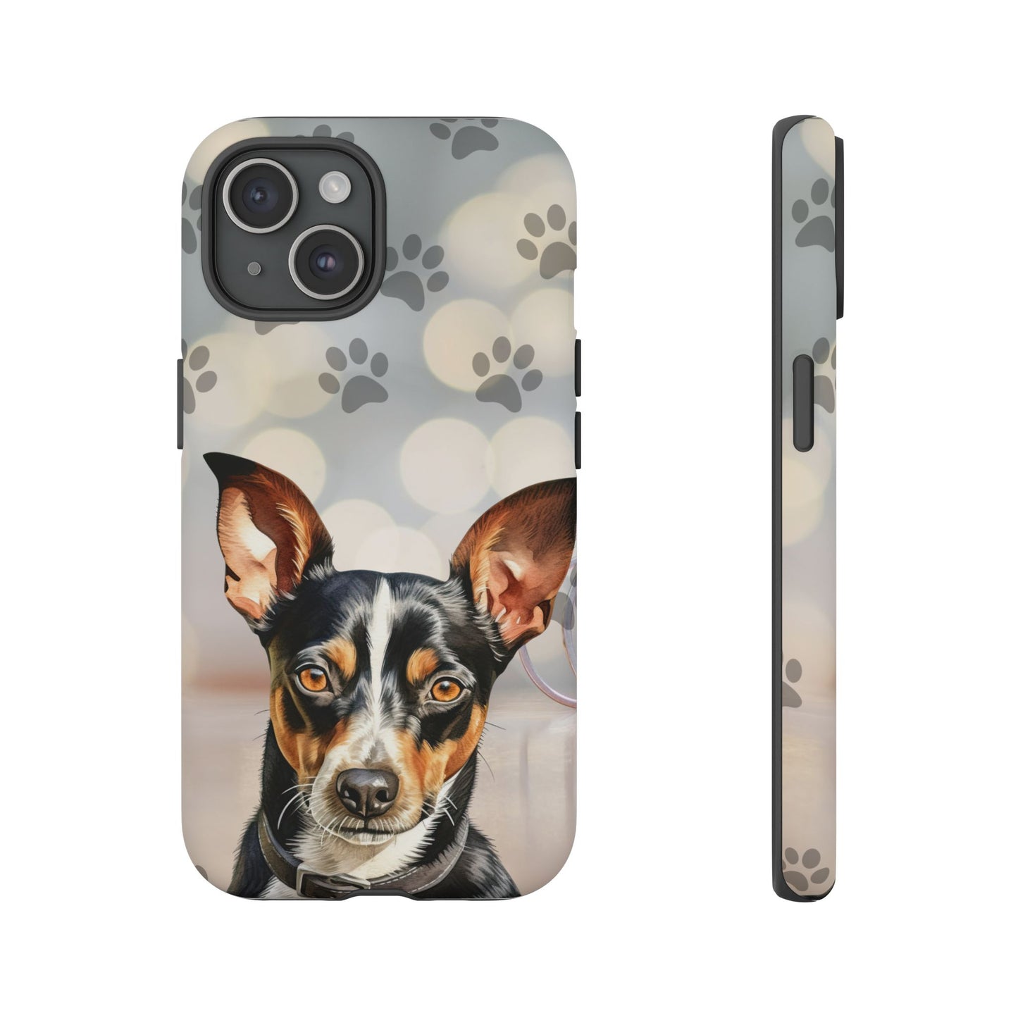 Rat Terrier by Tough Cases a (Apple iPhone, Samsung Galaxy, and Google Pixel)
