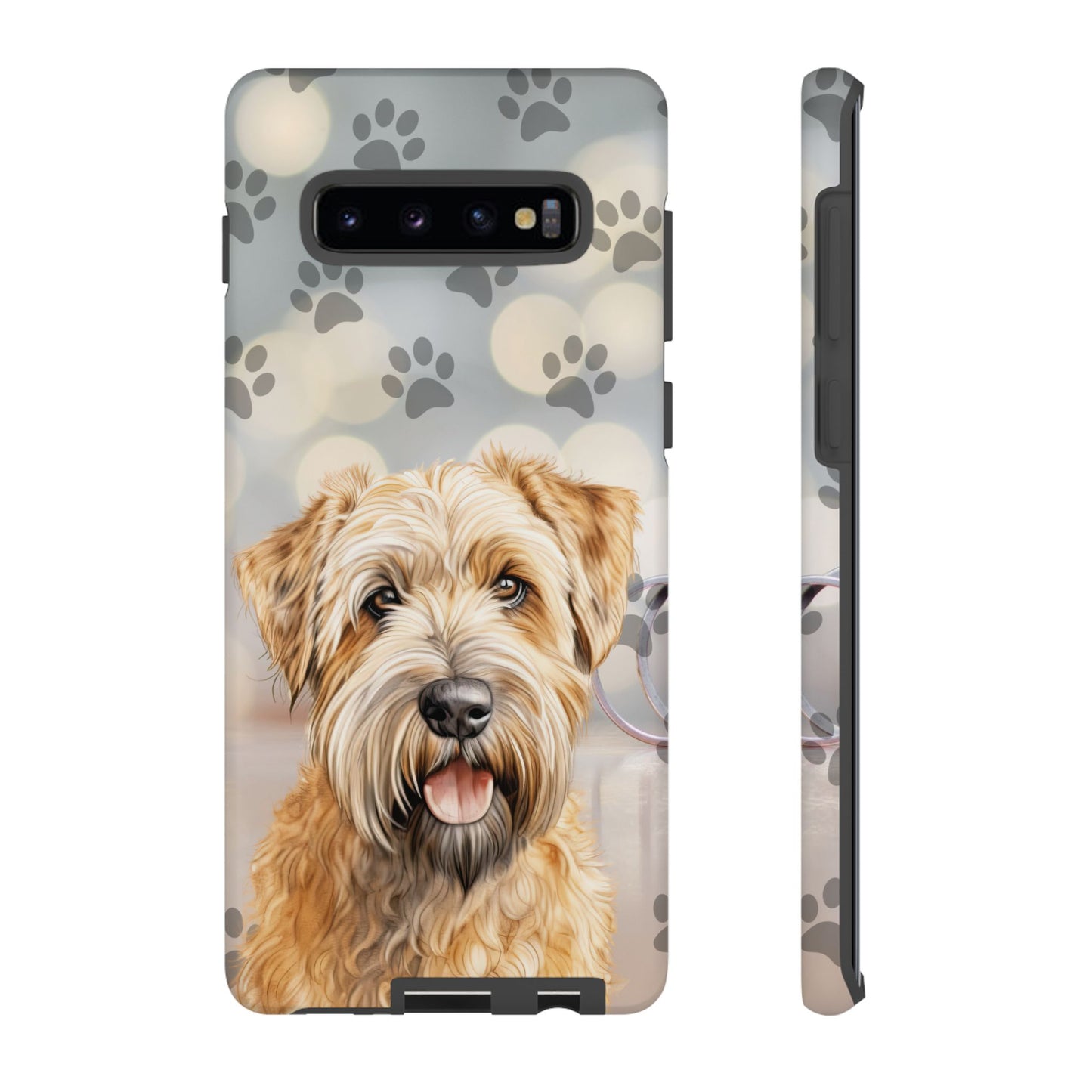 Self-Coated Wheaten Terrier by Tough Cases (Apple iPhone, Samsung Galaxy, and Google Pixel)
