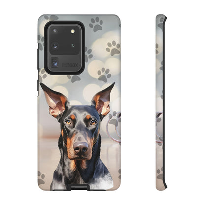 Doberman Phone Case by Tough Cases (Apple iPhone, Samsung Galaxy, and Google Pixel)