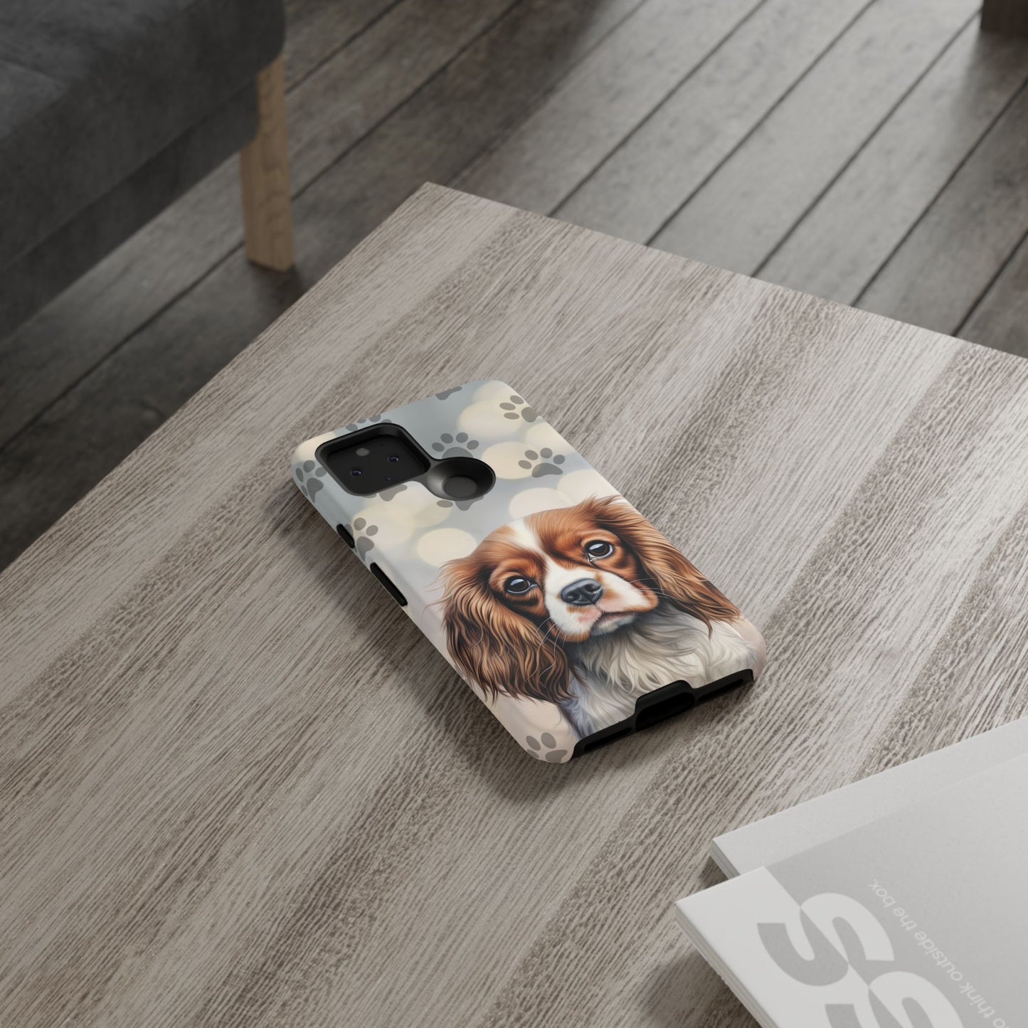 Cavalier King Charles Spaniel phone case by Tough Cases (Apple iPhone, Samsung Galaxy, and Google Pixel)