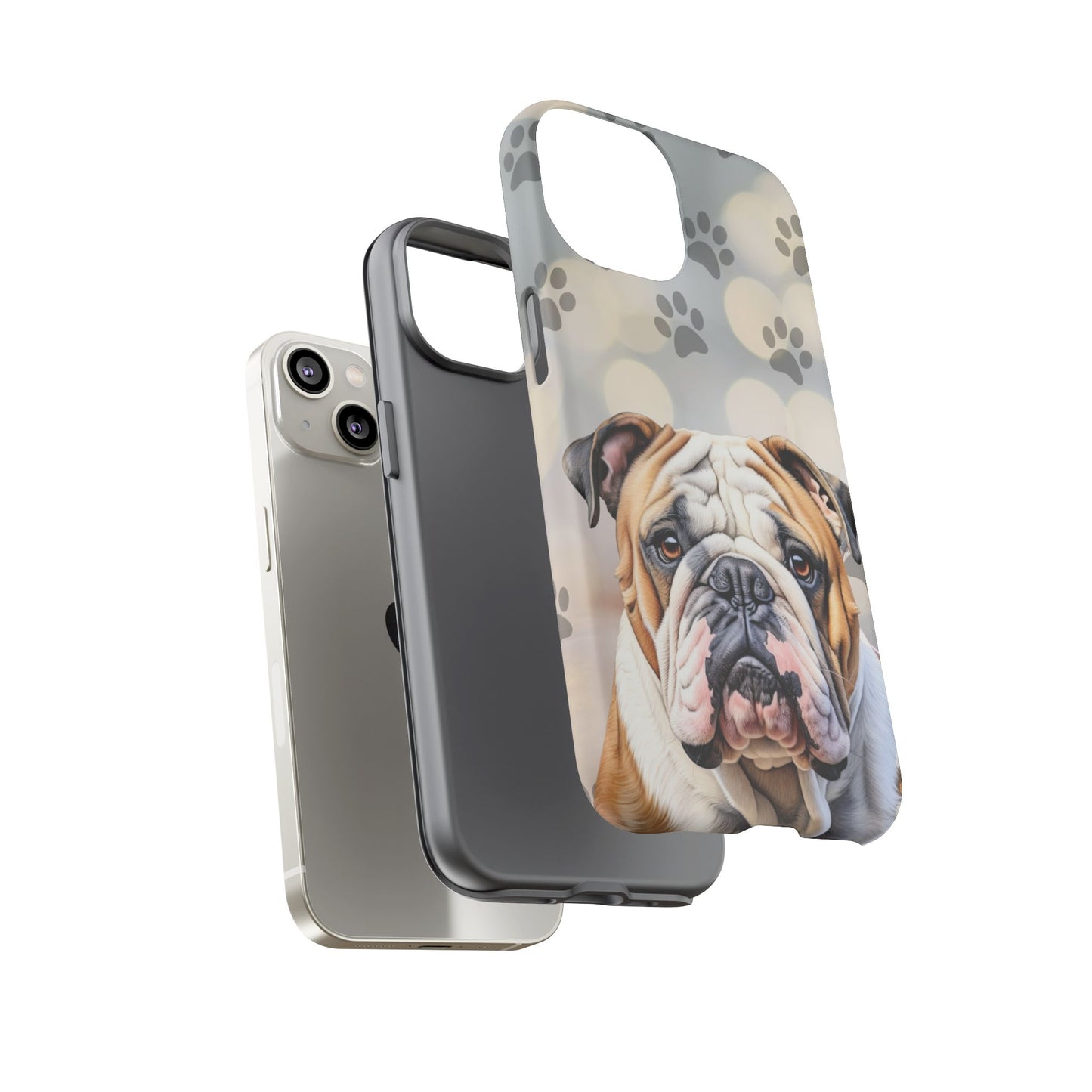 Bull Dog Phone Case by Tough Cases (Apple iPhone, Samsung Galaxy, and Google Pixel)