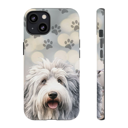 Old English Sheepdog by Tough Cases (Apple iPhone, Samsung Galaxy, and Google Pixel devices)