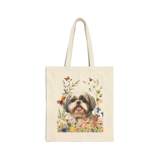 Shih Tzu Canvas Tote Bag
