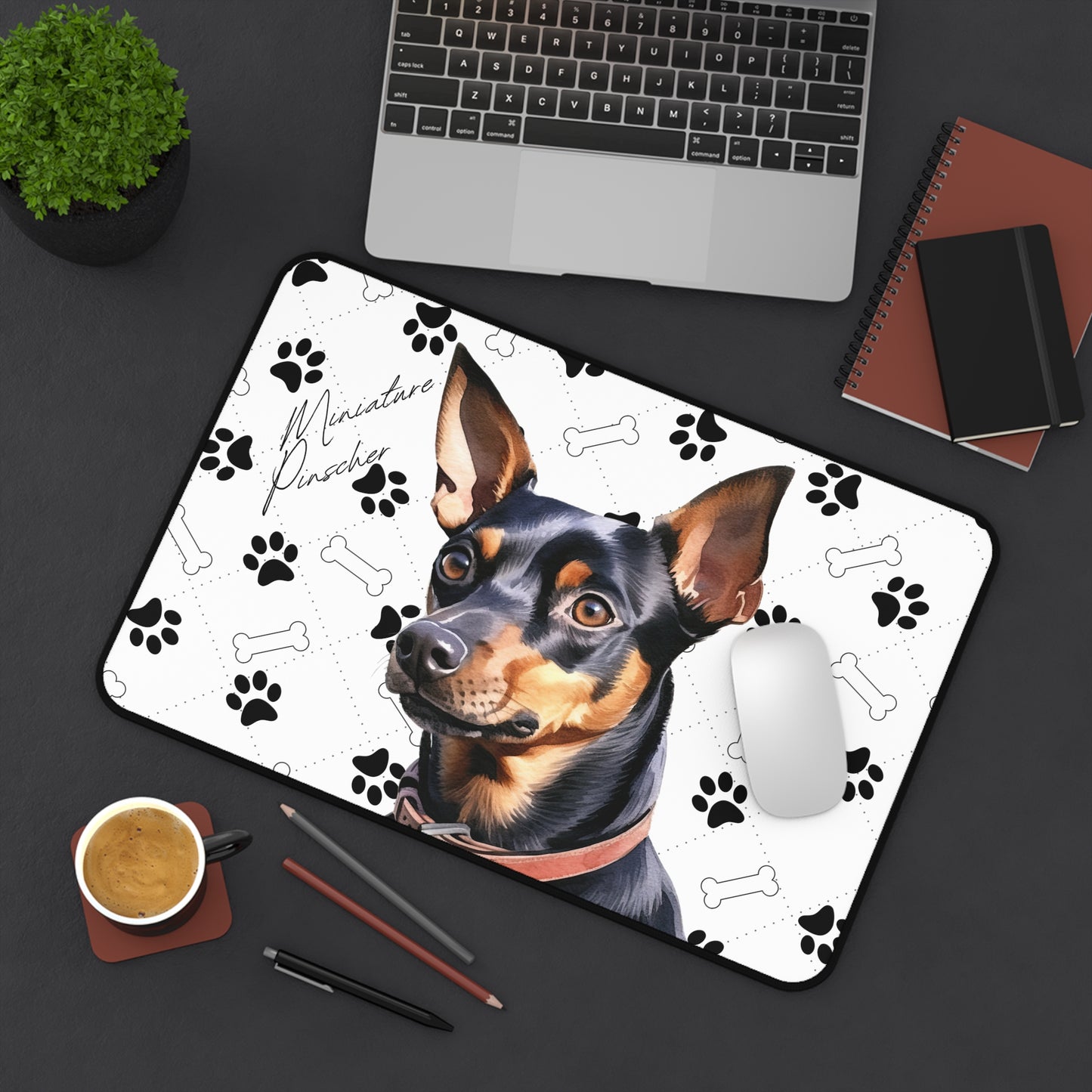 Miniature Pinscher Desk Mat