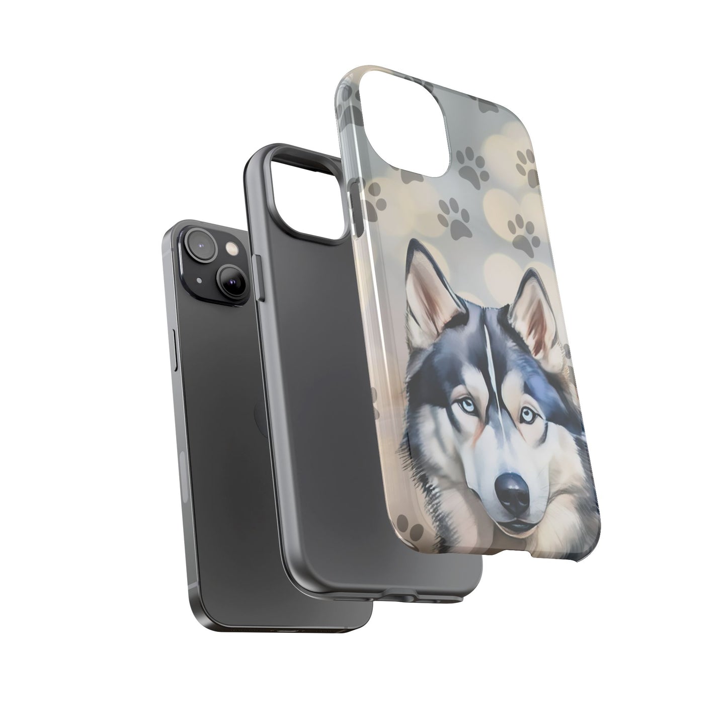 Siberian Husky Phone Cases by Tough Cases (Apple iPhone, Samsung Galaxy, and Google Pixel)