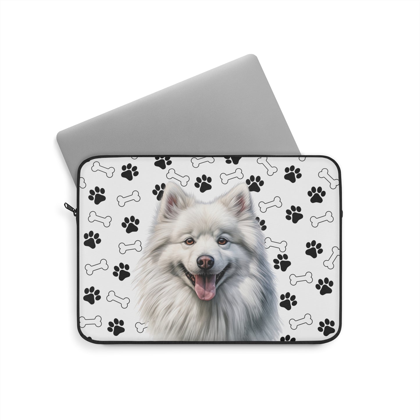 American Eskimo Laptop Sleeve