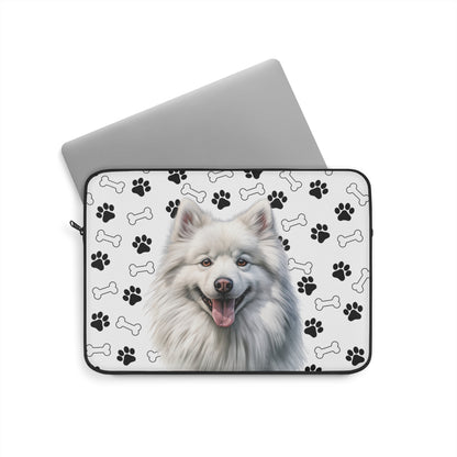 American Eskimo Laptop Sleeve