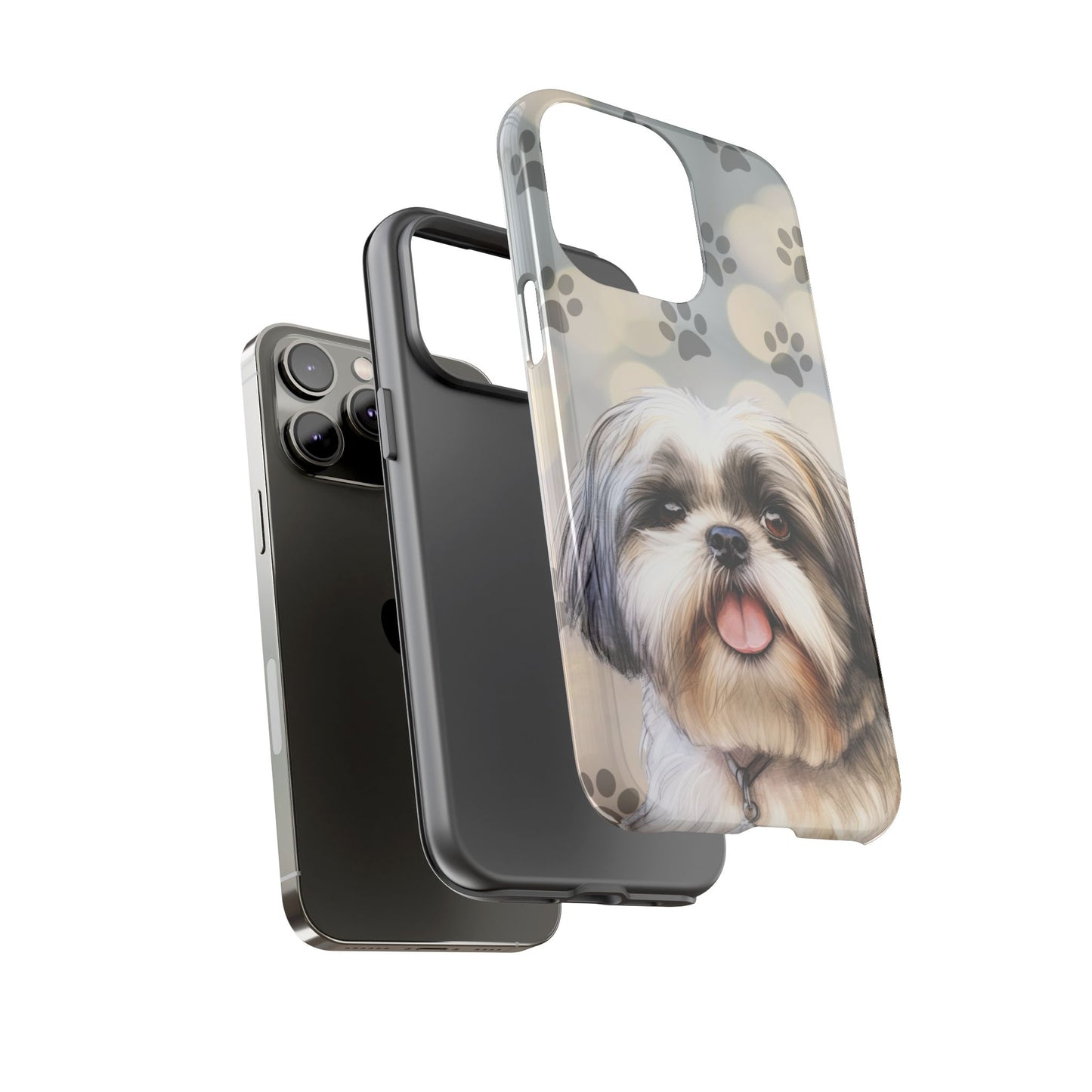 Shih Tzu iPhone 15 Case by Tough Cases (iPhone 15, Pro, Plus and Pro Max)