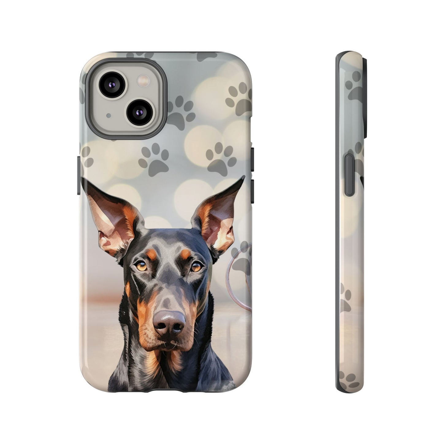 Doberman Phone Case by Tough Cases (Apple iPhone, Samsung Galaxy, and Google Pixel)