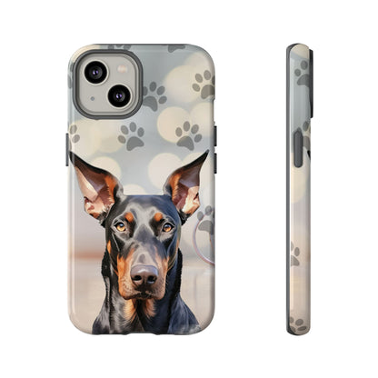 Doberman Phone Case by Tough Cases (Apple iPhone, Samsung Galaxy, and Google Pixel)