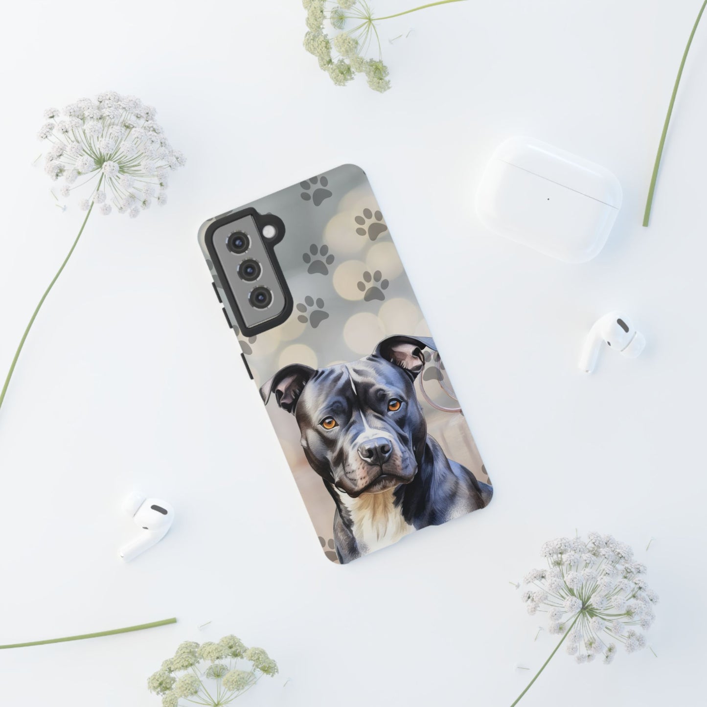 Staffordshire Bull Terrier by Tough Cases (Apple iPhone, Samsung Galaxy, and Google Pixel)