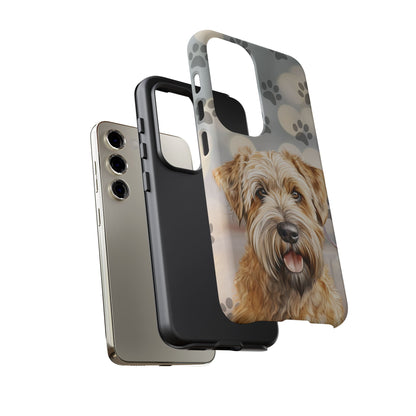 Self-Coated Wheaten Terrier by Tough Cases (Apple iPhone, Samsung Galaxy, and Google Pixel)