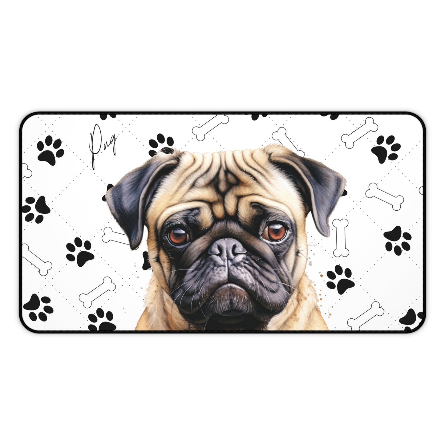 Pug Desk Mat