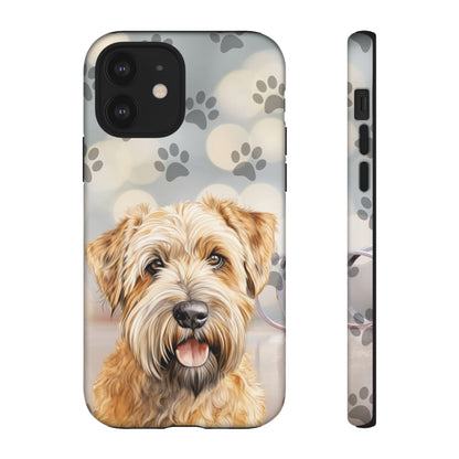 Self-Coated Wheaten Terrier by Tough Cases (Apple iPhone, Samsung Galaxy, and Google Pixel)