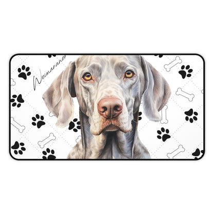 Weimaraner Desk Mat