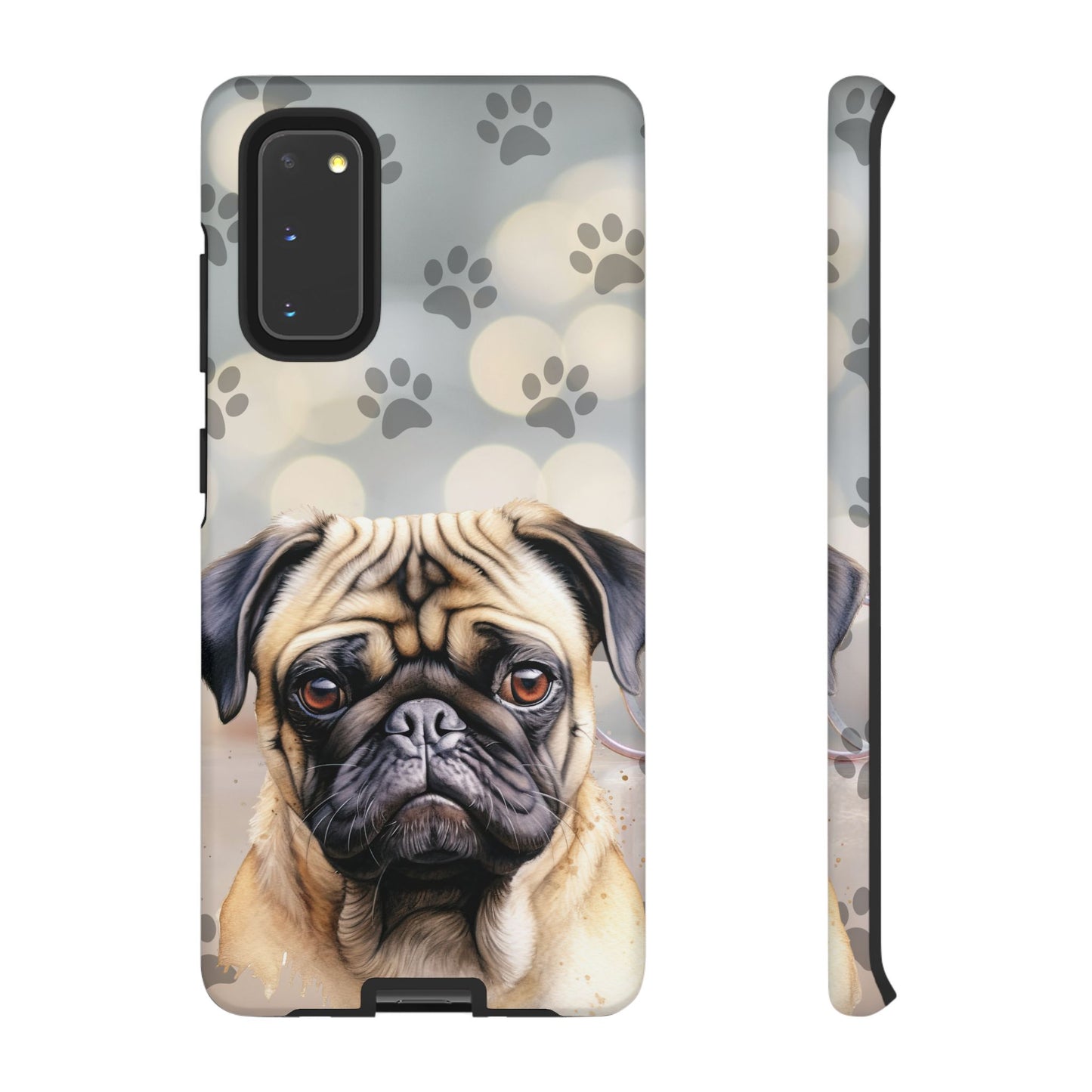 Pug Phone Case by Tough Cases (Apple iPhone, Samsung Galaxy, and Google Pixel)