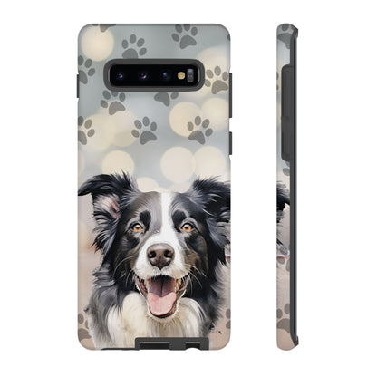 Border Collie Phone Case by Tough Cases (Apple iPhone, Samsung Galaxy, and Google Pixel)