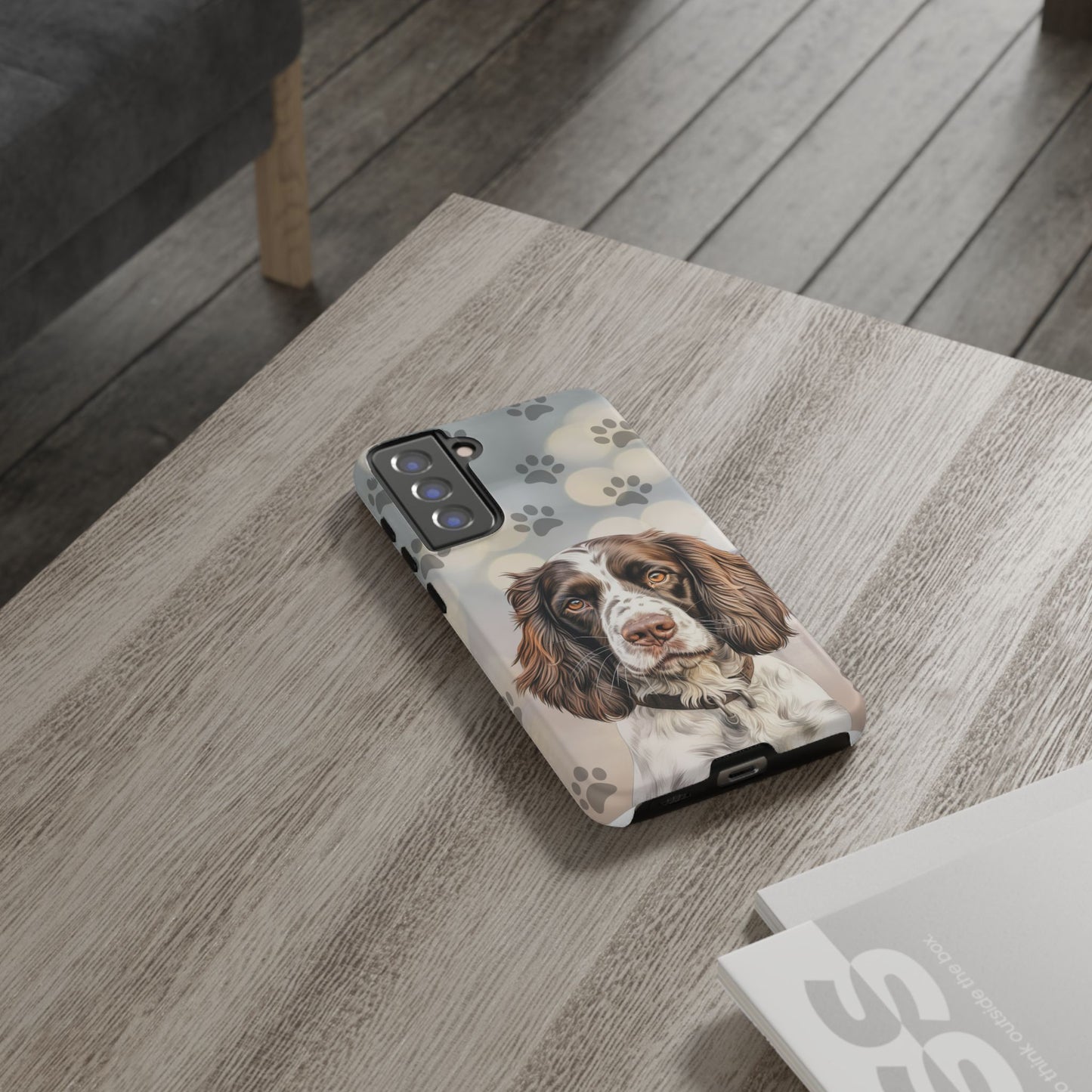 English Springer Spaniel Phone Case by Tough Cases (Apple iPhone, Samsung Galaxy, and Google Pixel)