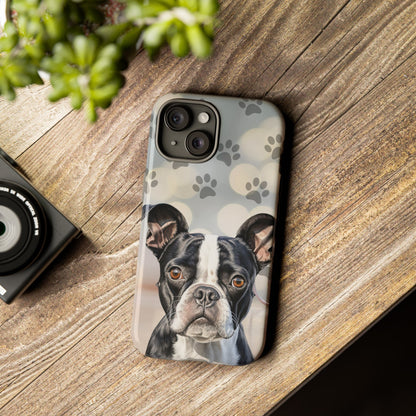 Boston Terrier Phone Case by Tough Cases (Apple iphone, Samsung galaxy, Google Pixel) Boston Terrier
