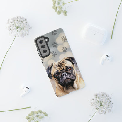 Pug Phone Case by Tough Cases (Apple iPhone, Samsung Galaxy, and Google Pixel)