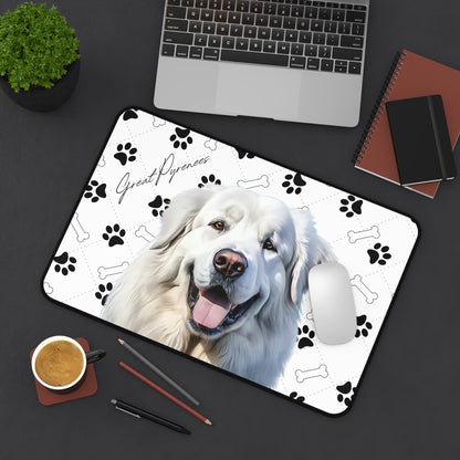Great Pyrenes Desk Mat