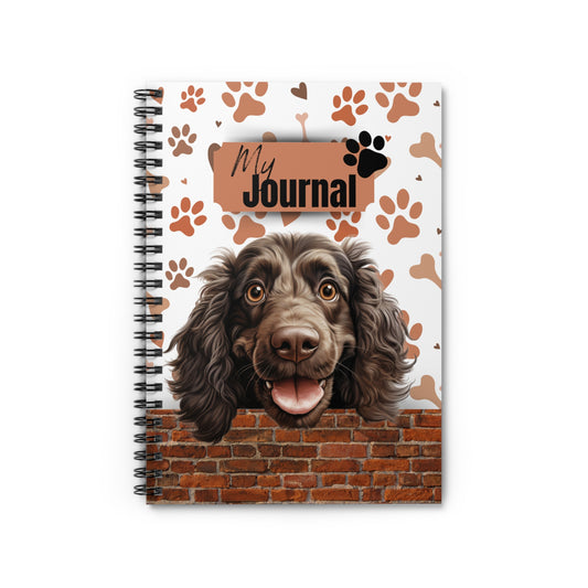 Boykin Spaniel Spiral Notebook - Ruled Line