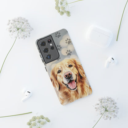 Golden Retriever Phone Case by Tough Cases (Apple iPhone, Samsung Galaxy, and Google Pixel)