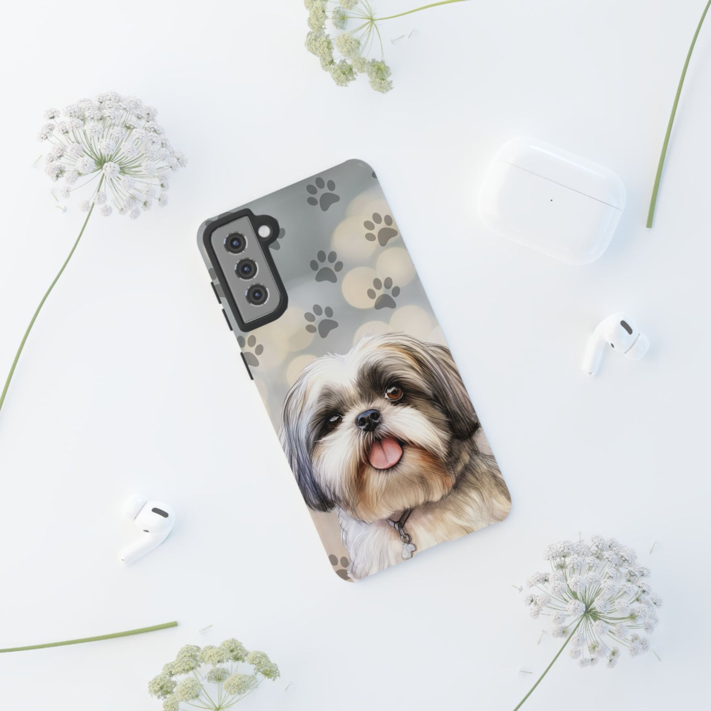 Shih Tzu iPhone 15 Case by Tough Cases (iPhone 15, Pro, Plus and Pro Max)