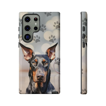 Doberman Phone Case by Tough Cases (Apple iPhone, Samsung Galaxy, and Google Pixel)