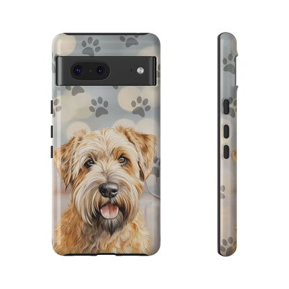 Self-Coated Wheaten Terrier by Tough Cases (Apple iPhone, Samsung Galaxy, and Google Pixel)