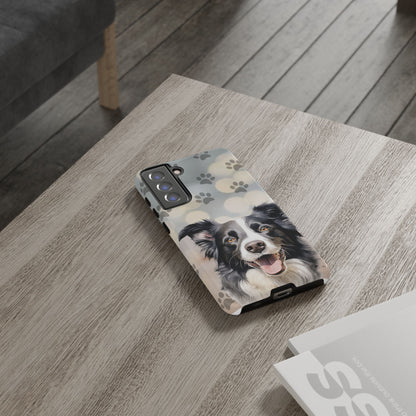 Border Collie Phone Case by Tough Cases (Apple iPhone, Samsung Galaxy, and Google Pixel)