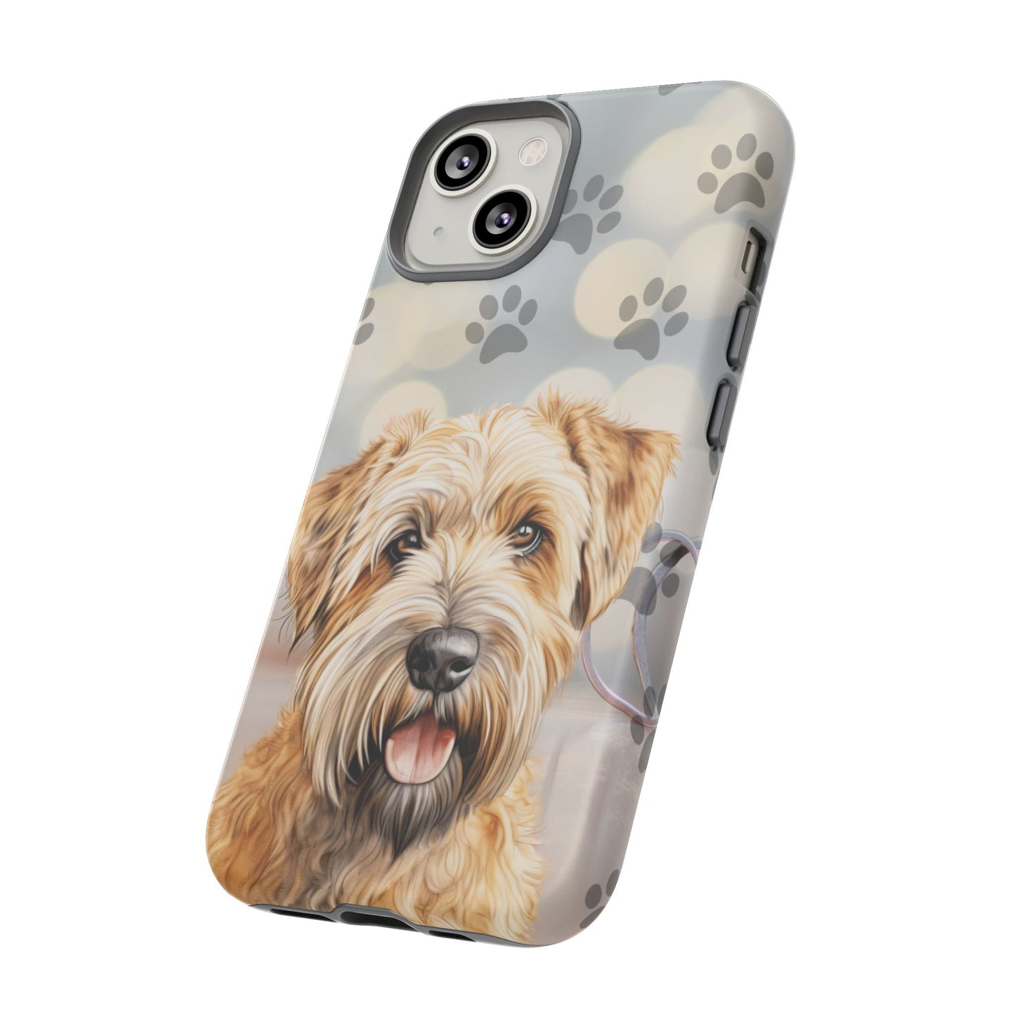 Self-Coated Wheaten Terrier by Tough Cases (Apple iPhone, Samsung Galaxy, and Google Pixel)