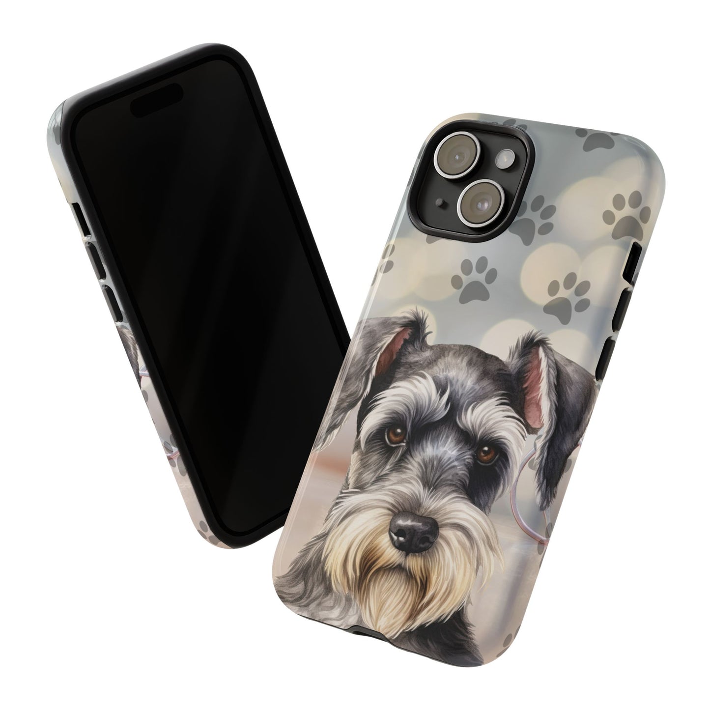 Miniature Schnauzer by Tough Cases (Apple iPhone, Samsung Galaxy, and Google Pixel)