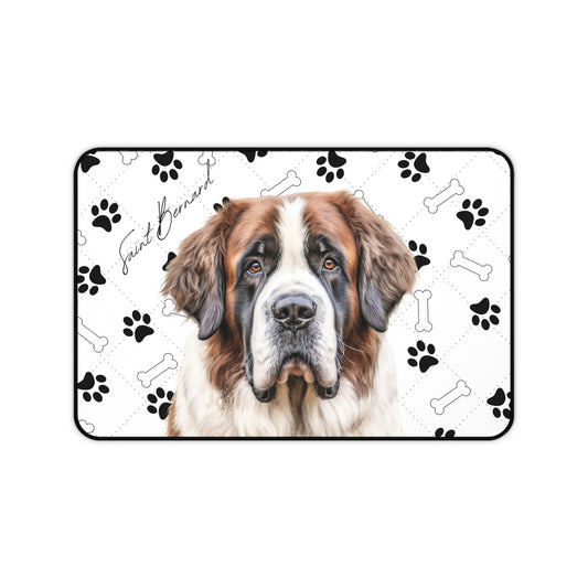 Saint Bernard Desk Mat