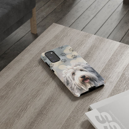 Old English Sheepdog by Tough Cases (Apple iPhone, Samsung Galaxy, and Google Pixel devices)