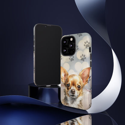 Chihuahua phone case by Tough Cases (Apple iPhone, Samsung Galaxy, and Google Pixel)