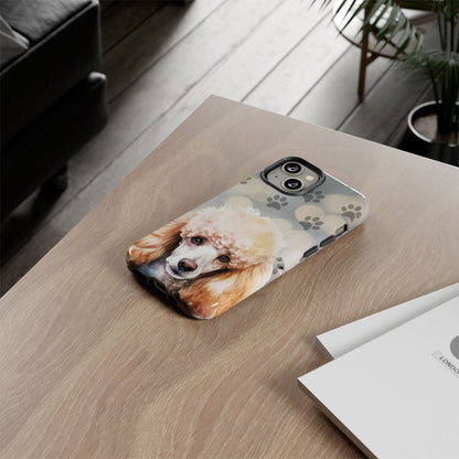 Poodle Phone Case by Tough Cases (Apple iPhone, Samsung Galaxy, and Google Pixel )