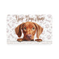 Vizsla Personalized Pet Food Mat, Custom Dog Food Mat, Dog Feeding Mat, Cute Pet Mat, Dog Lovers Gift