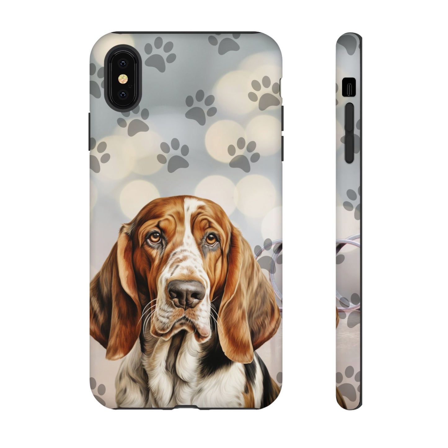 Basset Hound Phone Case by Tough Cases (Apple iPhone, Samsung Galaxy, and Google Pixel)