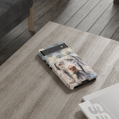Weimaraner Phone Case by Tough Cases (Apple iPhone, Samsung Galaxy, and Google Pixel)