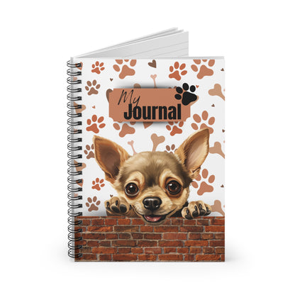 Chihuahua Spiral Notebook - Ruled Line