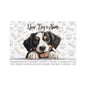 Appenzeller Sennehund Personalized Dog Food Mat, Custom Pet Feeding Station, Cute Dog Mat, Gourmet Pet Decor, Unique Gift for Dog Lovers