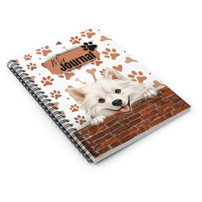 American Eskimo Spiral Notebook - Ruled Line