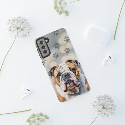 Bull Dog Phone Case by Tough Cases (Apple iPhone, Samsung Galaxy, and Google Pixel)