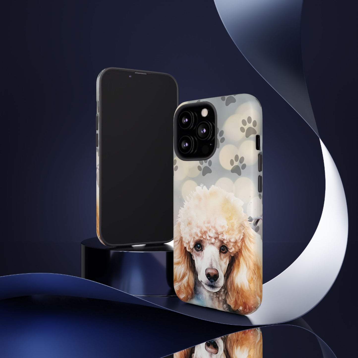Poodle Phone Case by Tough Cases (Apple iPhone, Samsung Galaxy, and Google Pixel )